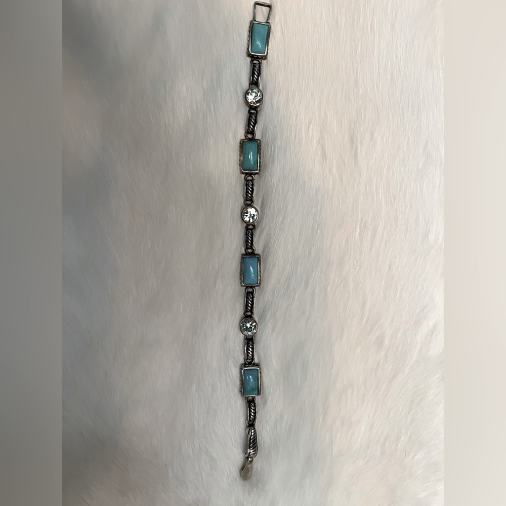 Barse sterling/turquoise bracelet